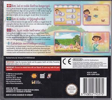 Nick Jr. - Dora the Explorer - Dora Saves the Mermaids - Nintendo DS - Uden manual (B Grade) (Genbrug)